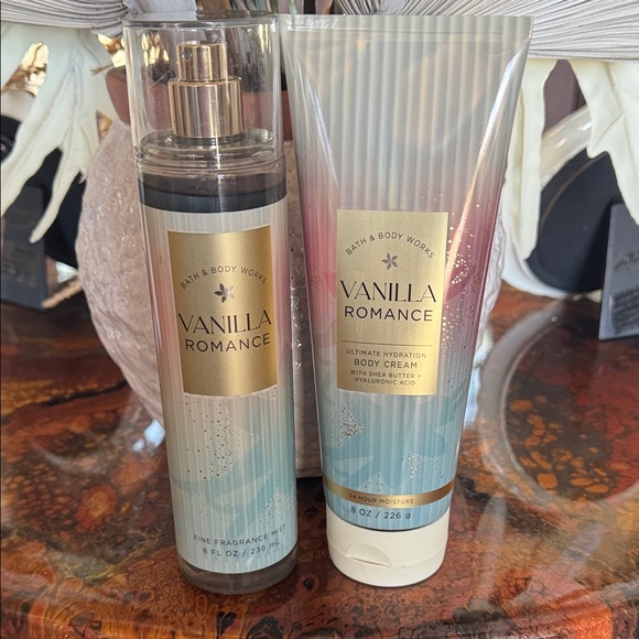 Bath & Body Works Other - Bath & Body Works Vanilla Romance Body Cream and Mist Set
